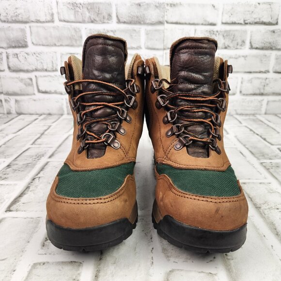 Vtg 1990 Danner Cross Hiker GTX Women's Sz 8.5 Brown Leather Trail Boots US Made - Picture 2 of 12